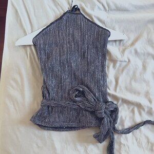 Eggie Halter Wrap Top